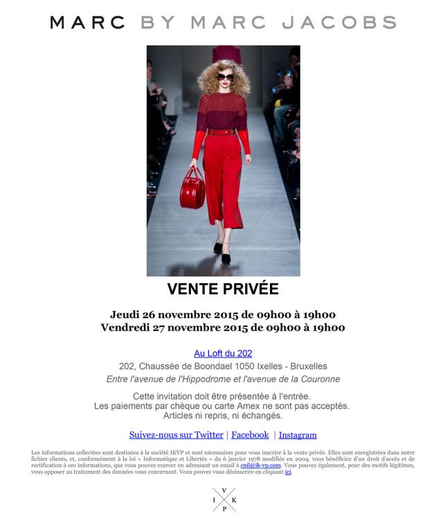Vente privée Marc Jacobs